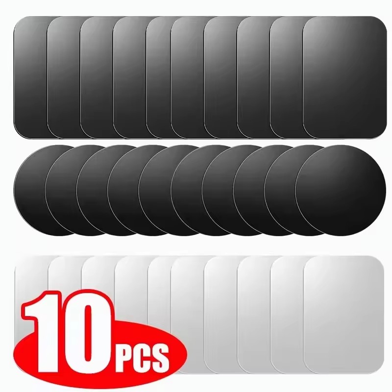 Phone Accessories Japan - 5/10 Pezzi Adesivi Magnetici in Metallo