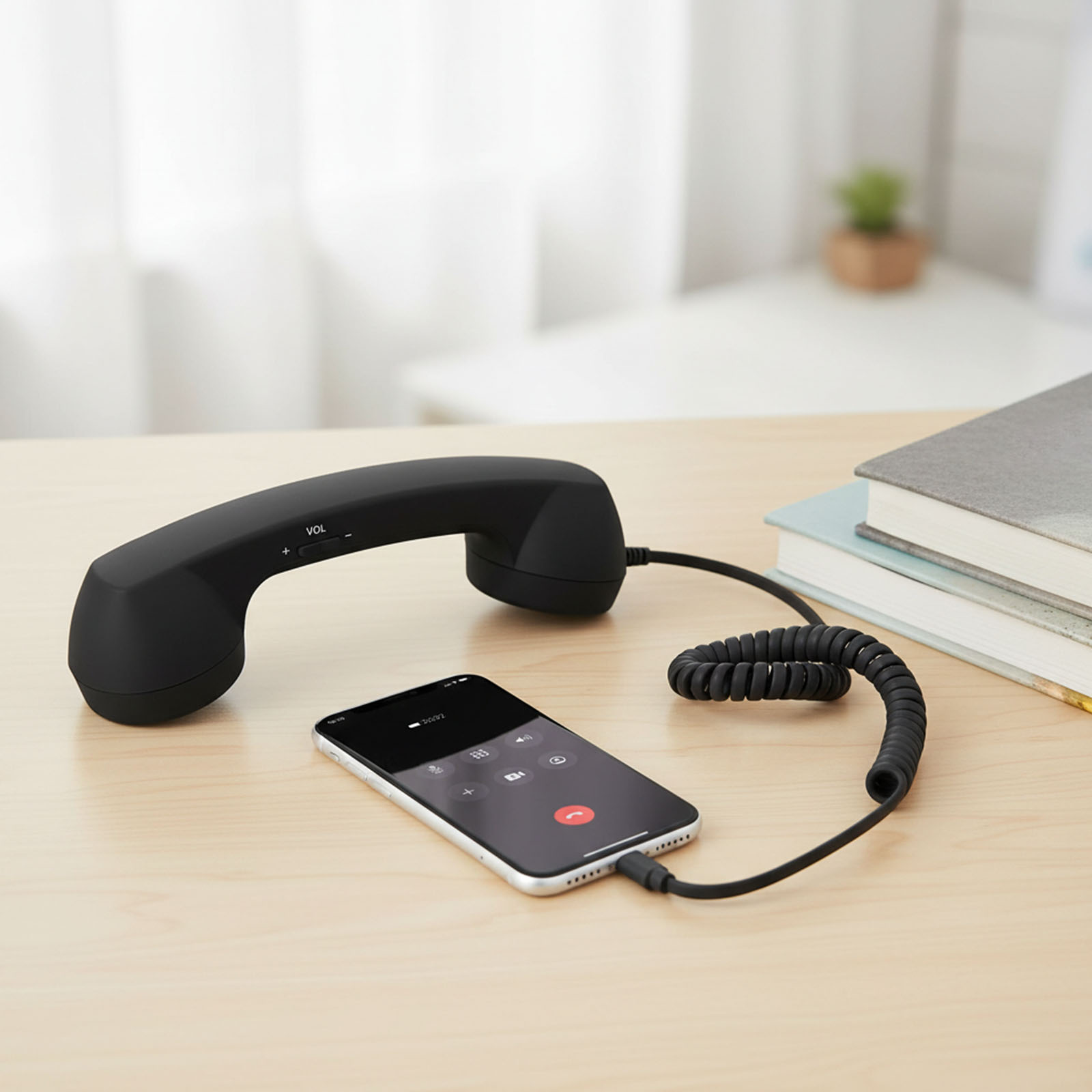 Retro Handset Phone - Auricolare Telefonico Retrò Tipo-C, Set Auricolare
