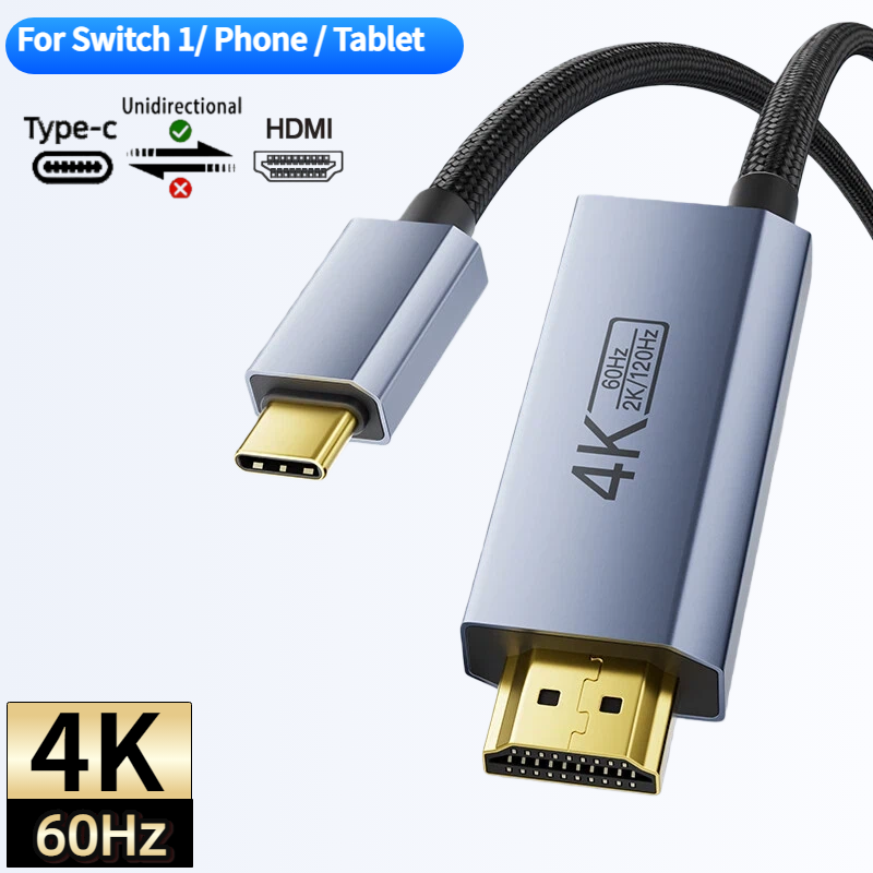 Hdmi Phone Adapter - Dock per Nintendo Switch con Cavo