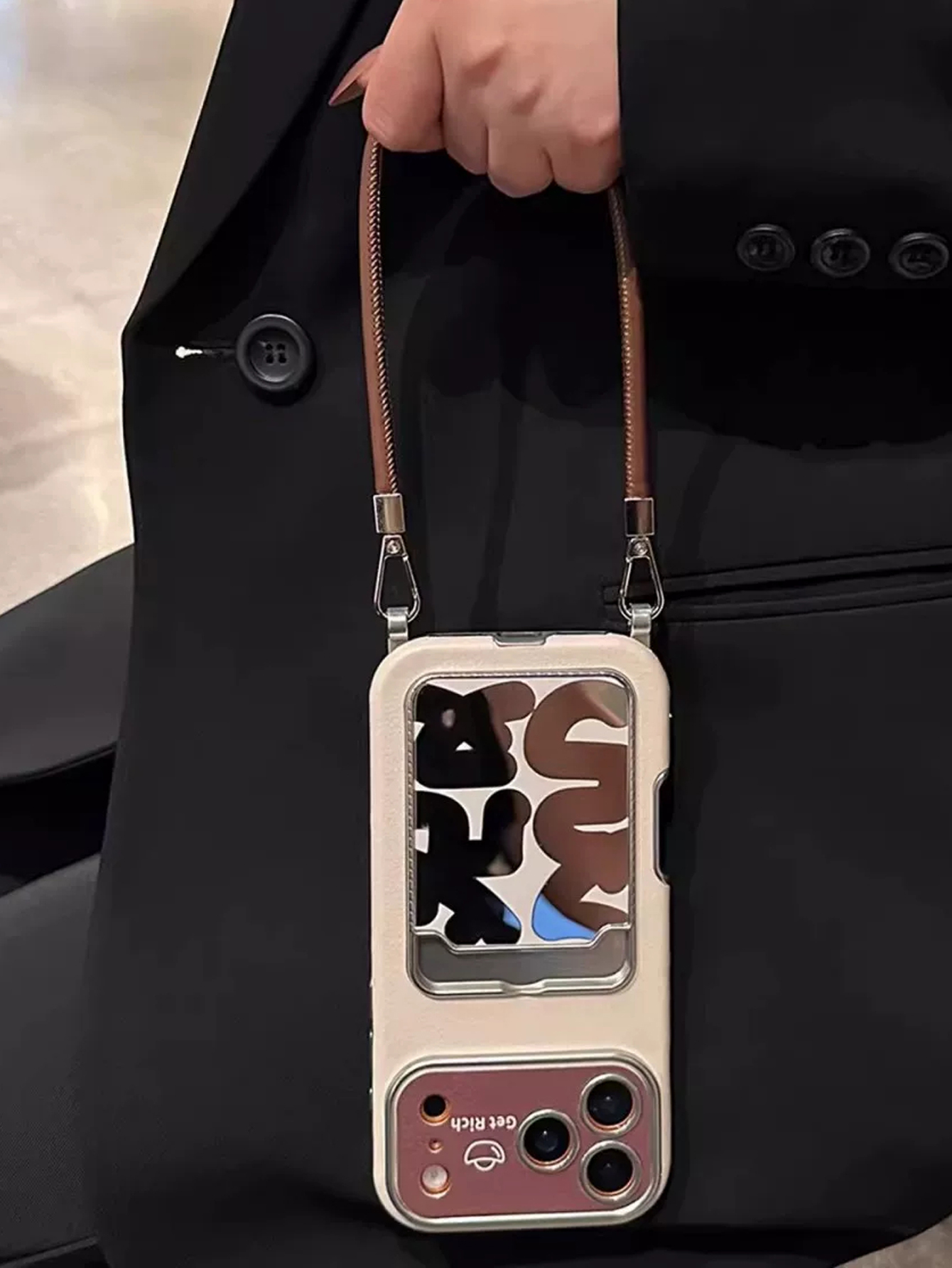 Phone Accessories Case - Custodia per telefono in pelle di