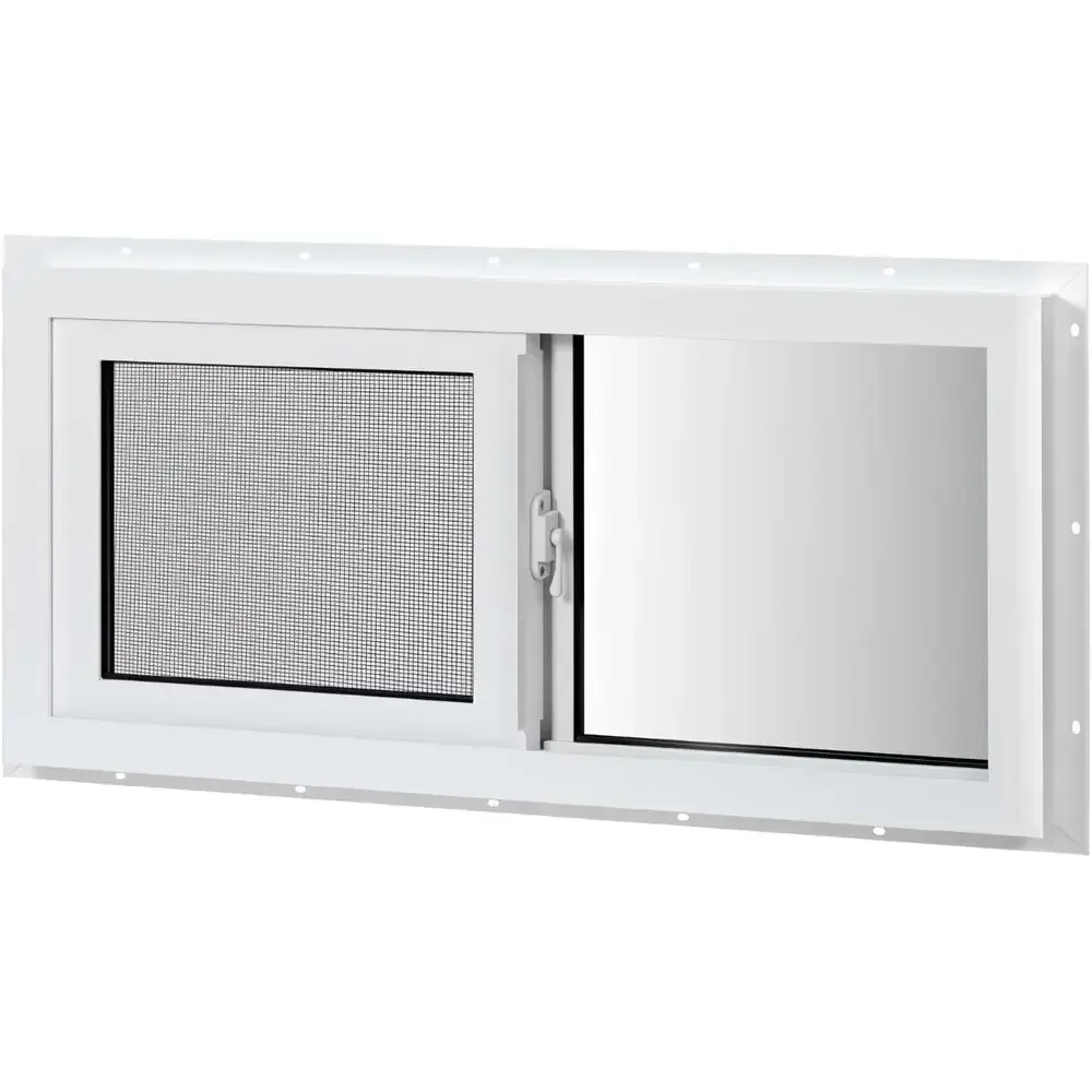 Tempered Glass Screen - Finestra scorrevole in vinile per seminterrato,