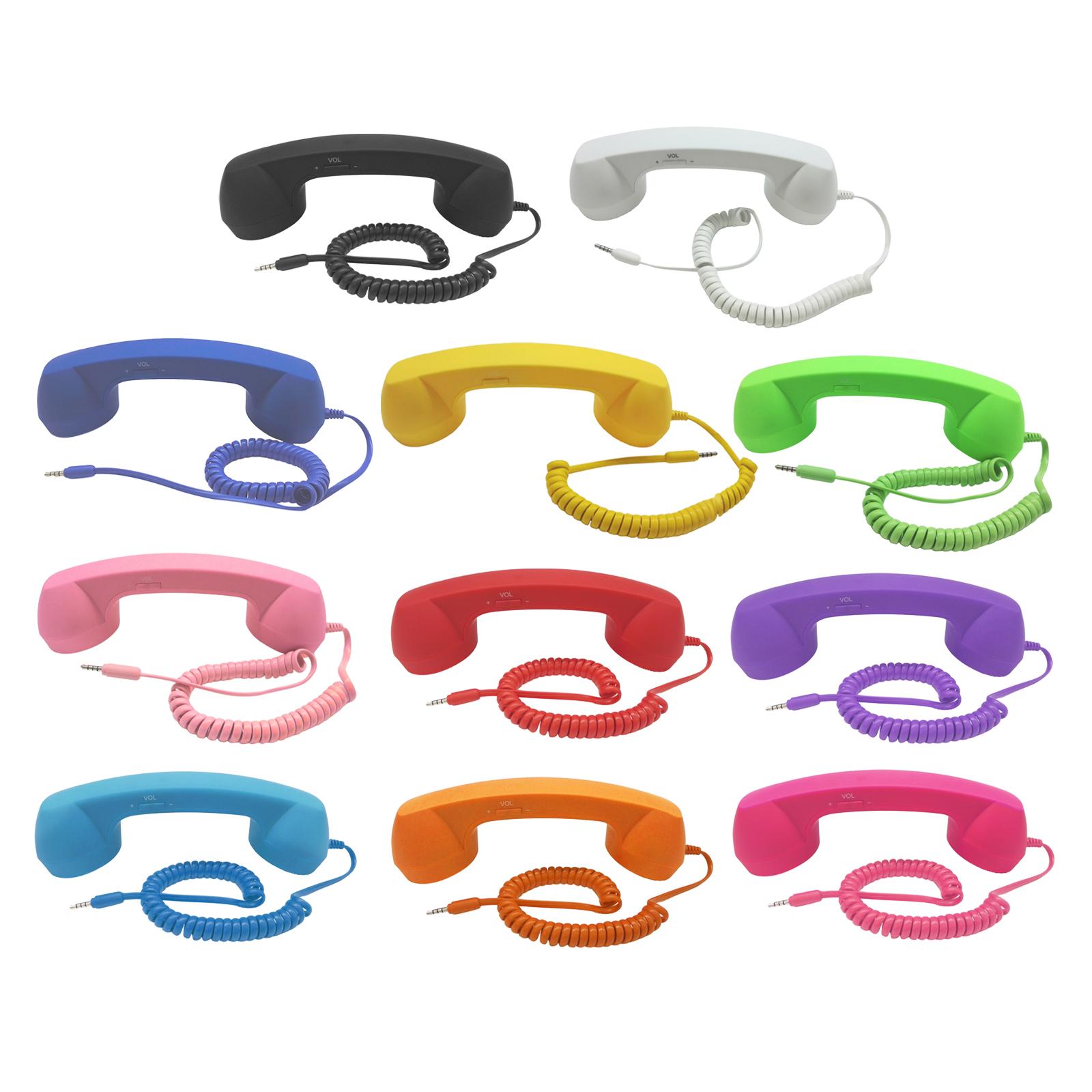 Retro Handset Phone - Microtelefono retrò 3.5mm, elegante Mini ricevitore