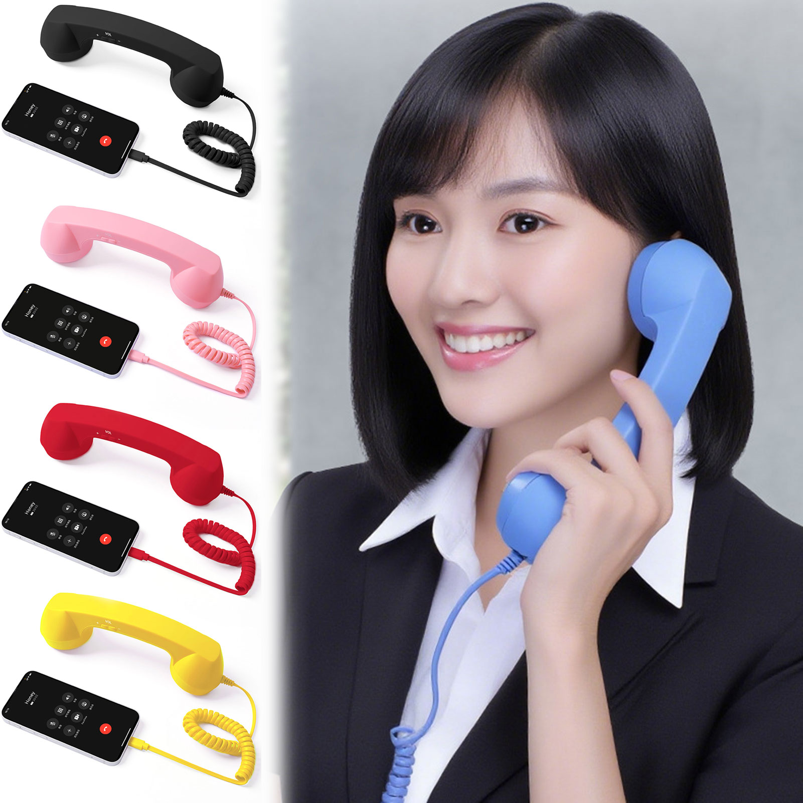 Retro Handset Phone - Telefoni retrò di tipo C Ricevitore
