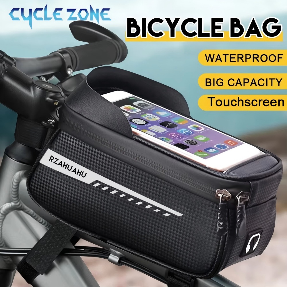 Phone Zone Accessories - Borsa da Bici Anteriore da Telaio,