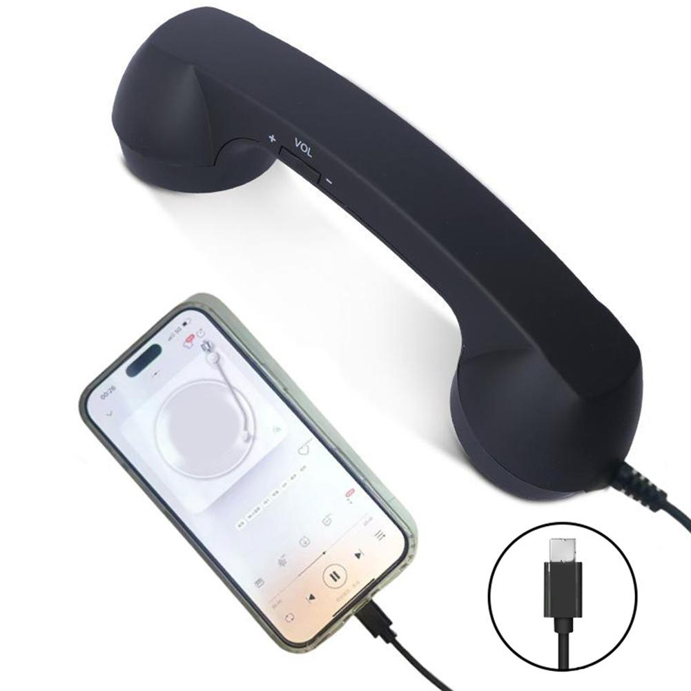Retro Handset Phone - Ricevitore per telefono cellulare Retro Type-C