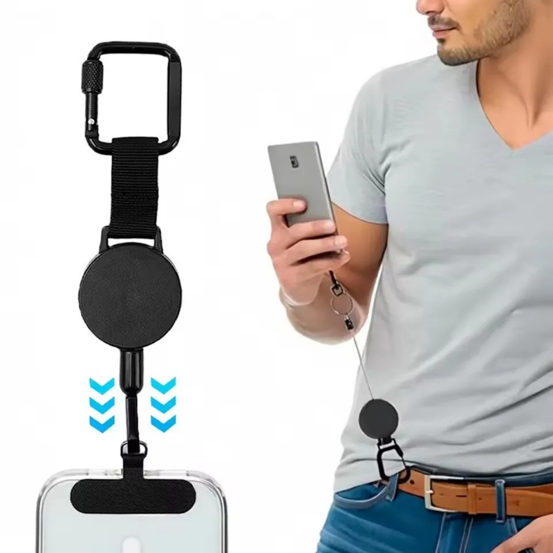Phone Accessories Case - Supporto Retrattile Antifurto per Telefono da