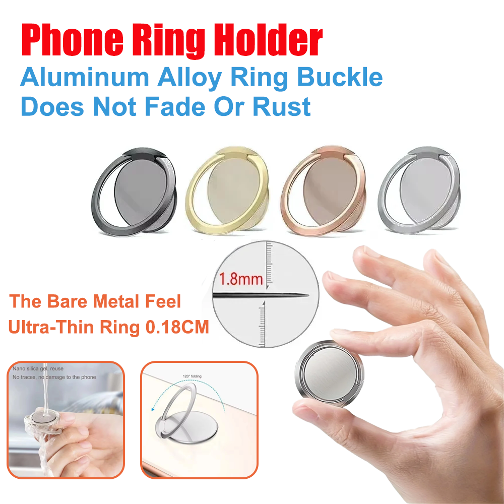 Phone Accessories Japan - Supporto per anello in metallo ultra