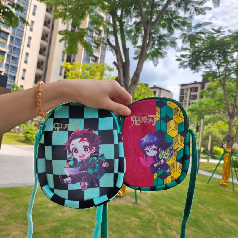 Phone Accessories Demon Slayer - Borsa a tracolla in peluche Anime