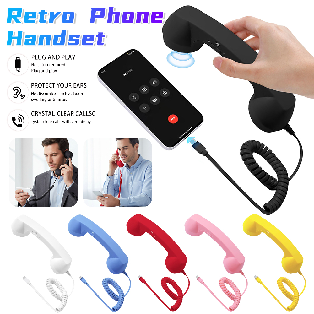 Tipo C Ricevitore telefonico r - Retro Handset Phone recensione e prezzo