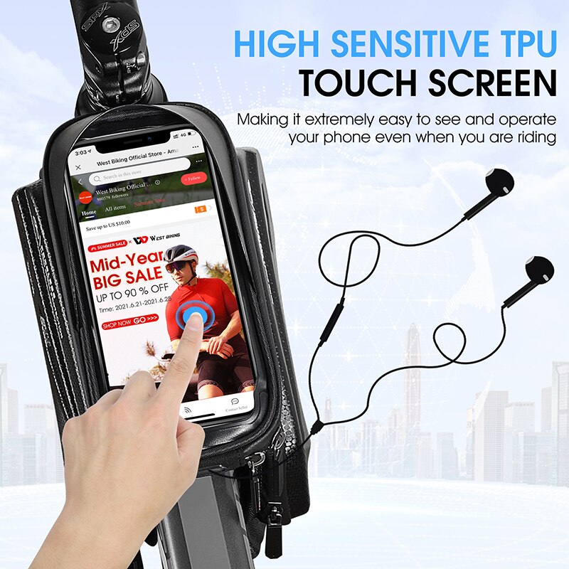Borsa da Bicicletta WEST BIKIN - Youtube Phone Accessories recensione e prezzo