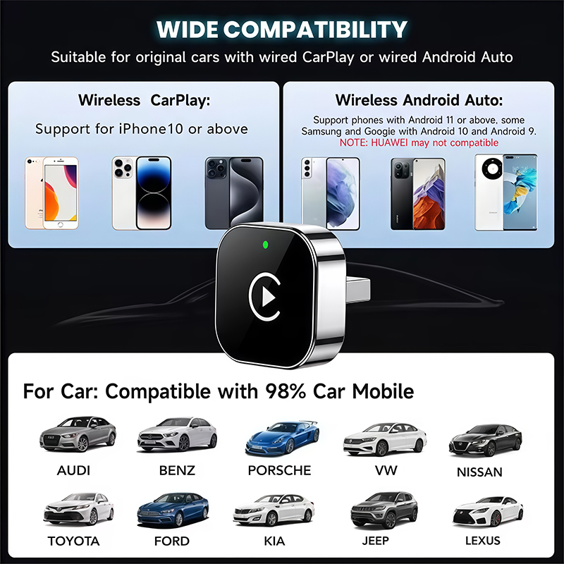 Adattatore CarPlay Wireless 2- - Phone Accessories Unique recensione e prezzo