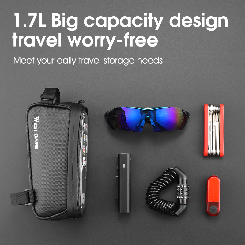 Borsa da telaio per bicicletta - Youtube Phone Accessories recensione e prezzo