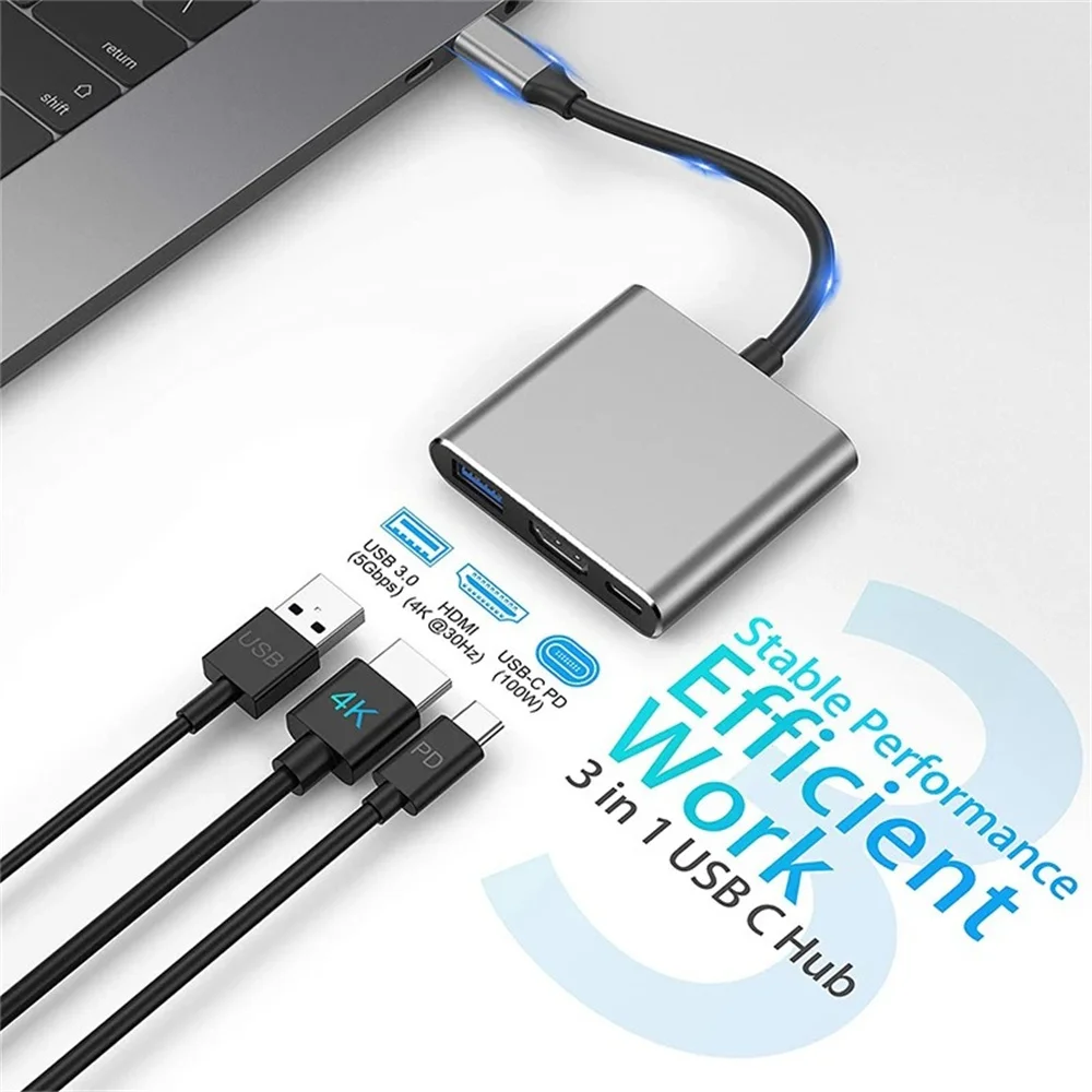 Hub USB C 3-in-1 Adattatore Mu - Hdmi Phone Adapter recensione e prezzo