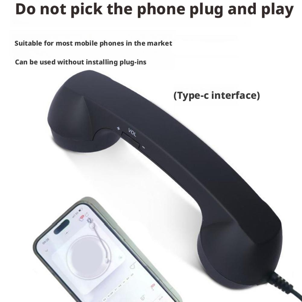 Tipo-C/3.5mm Retro Telefono Ri - Retro Handset Phone recensione e prezzo