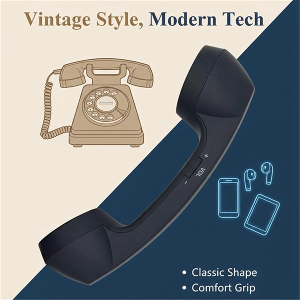 Migliori Vendite 2026: Ricevit - Retro Handset Phone recensione e prezzo