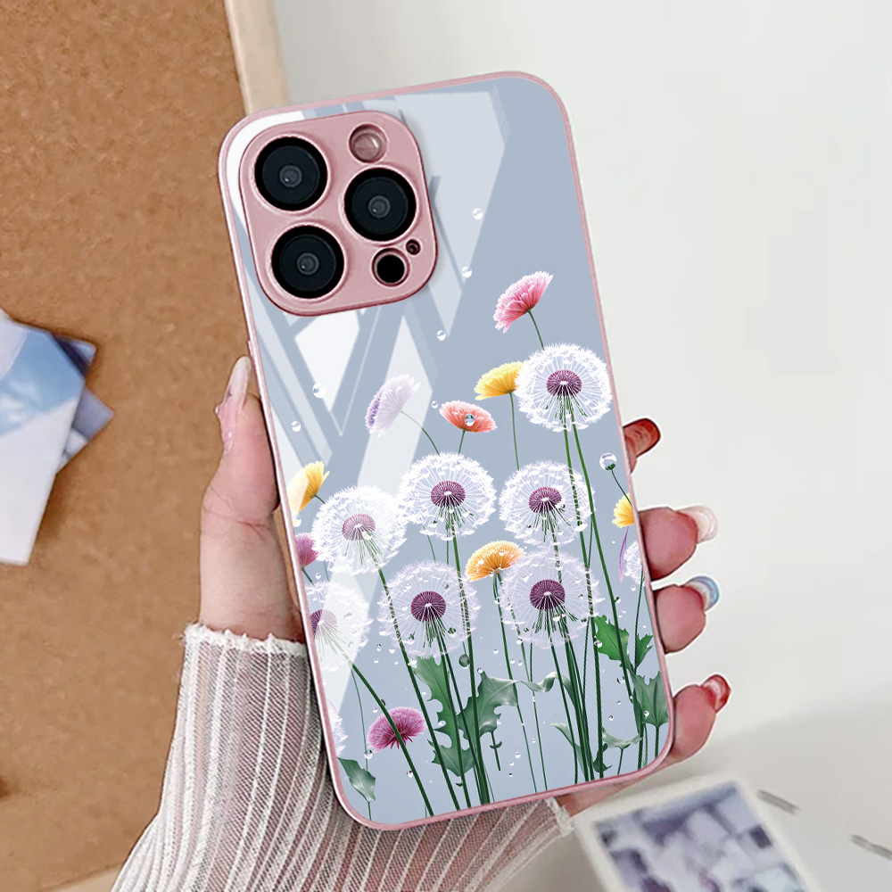 Custodia per telefono fiore di - Tempered Glass Screen recensione e prezzo
