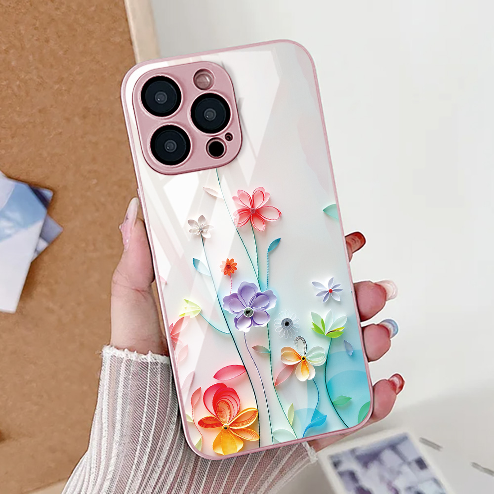 Custodia per telefono fiore di - Tempered Glass Screen recensione e prezzo