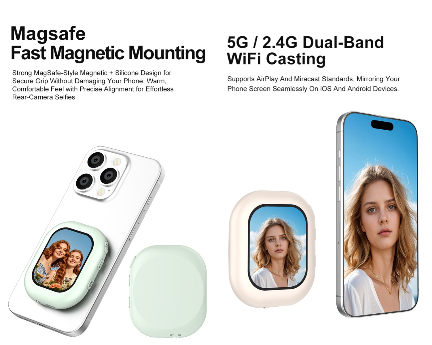 Monitor Wireless Magnetico Min - Phone Accessories Android recensione e prezzo